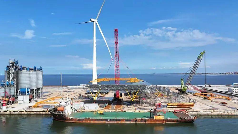 山东港口渤海湾港“海进海出”中转基地正式运营
